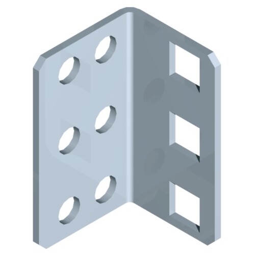 Držáky svislé lišty OEZ PD-QK-1D pro lištu Š 100mm-PD-QK-100LV... sada 2ks pro QA