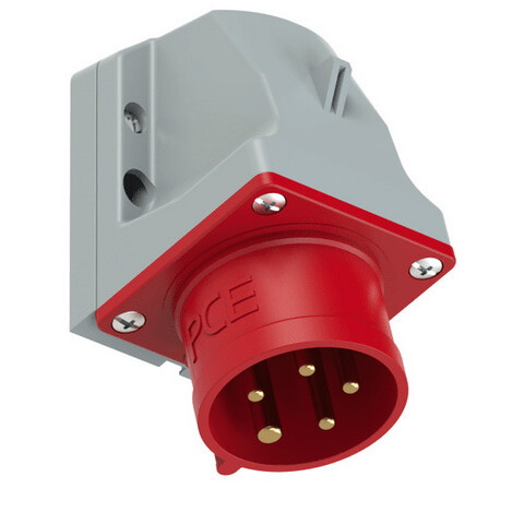 Přívodka nástěnná PCE 515-6TT 16A/5P/400V IP44
