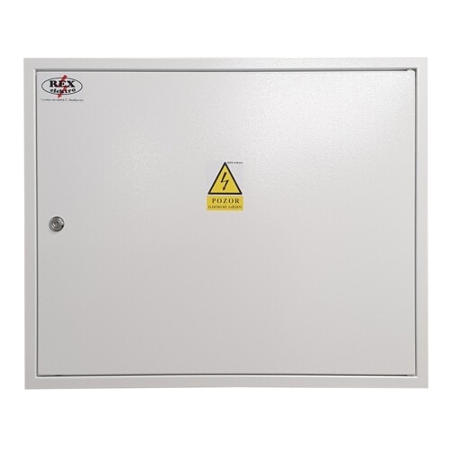 Elektroměrový rozvaděč REX Elektro RE 1/1/VP+36M podružná část vpravo zapuštěný pro ČEZ s hlavním vypínačem 59367