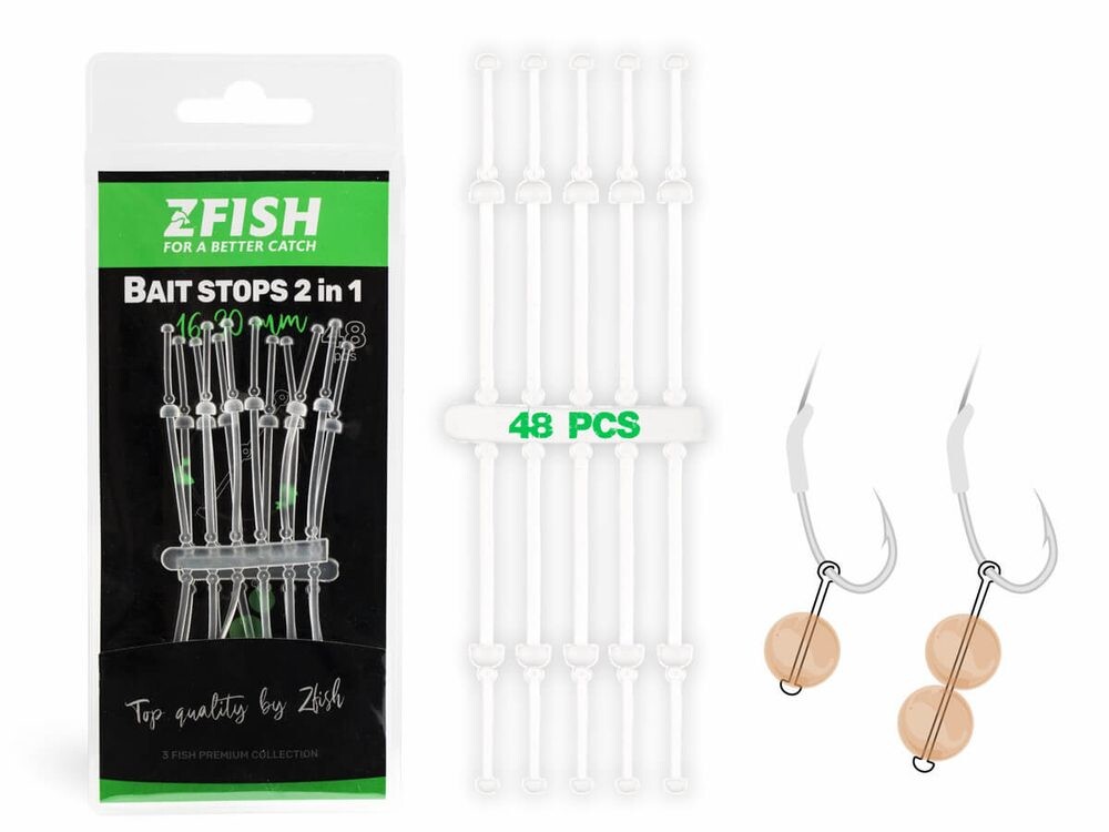 Zfish Zarážka Silicone Boilie Stops 16-30mm