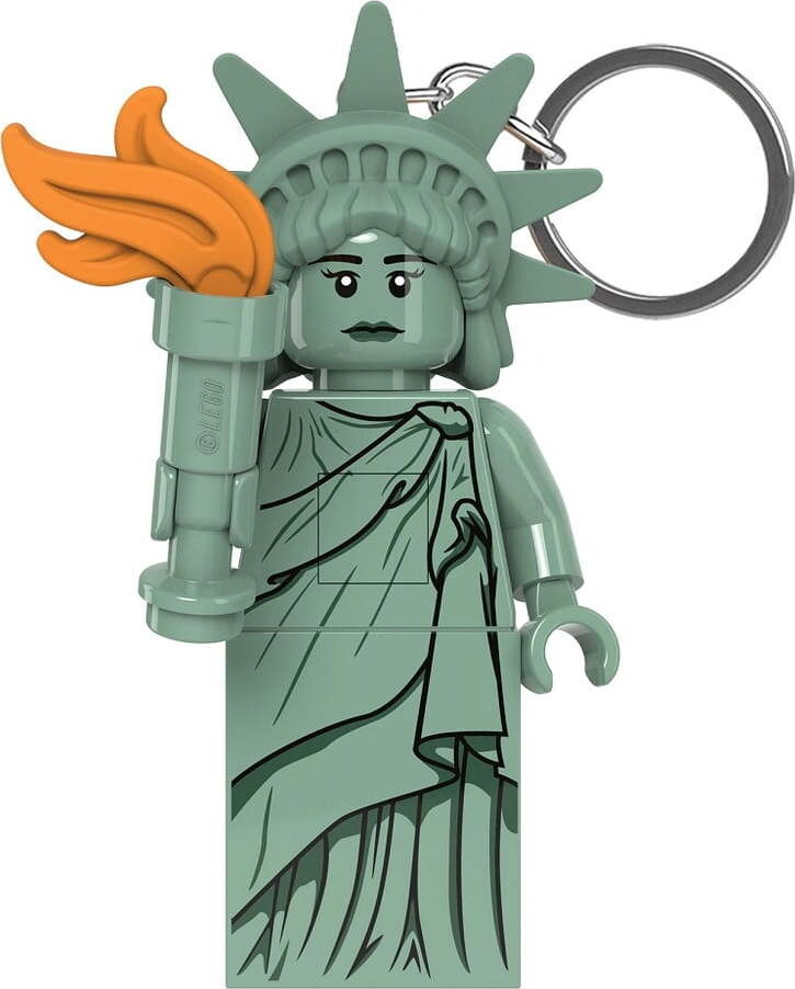 Zelená klíčenka se svítilnou Statue of Liberty – LEGO®
