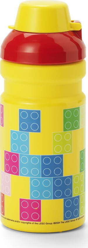 Žlutá dětská lahev 390 ml Brick – LEGO®
