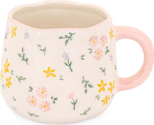 Krémový hrnek z kameniny 375 ml Ditsy – Sass & Belle