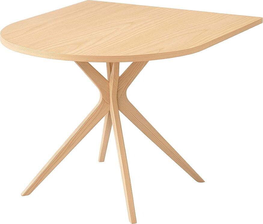 Jídelní stůl z jasanového dřeva 90x90 cm Jubi – Ragaba