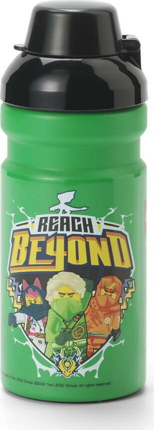 Zelená dětská lahev 390 ml Ninjago – LEGO®
