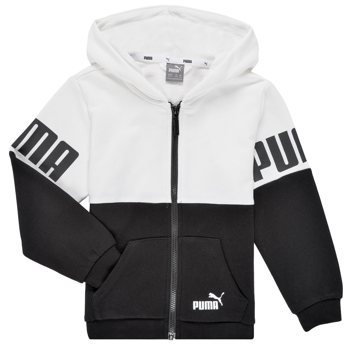 Puma  PUMA POWER FZ HOODIE  Černá