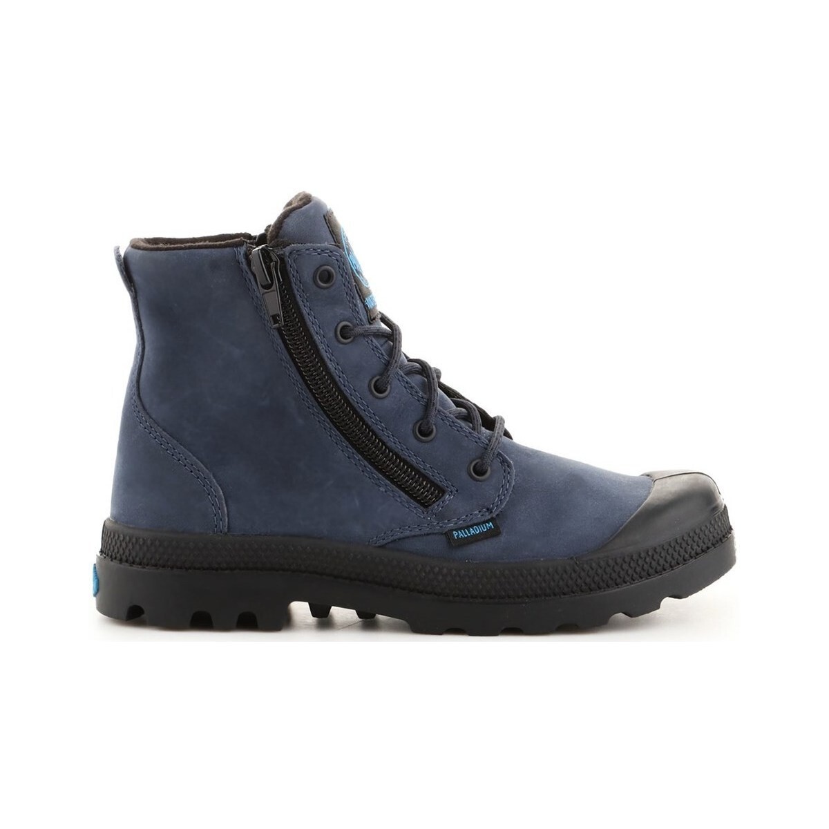 Palladium  Pampa HI Lea Gusset  Tmavě modrá