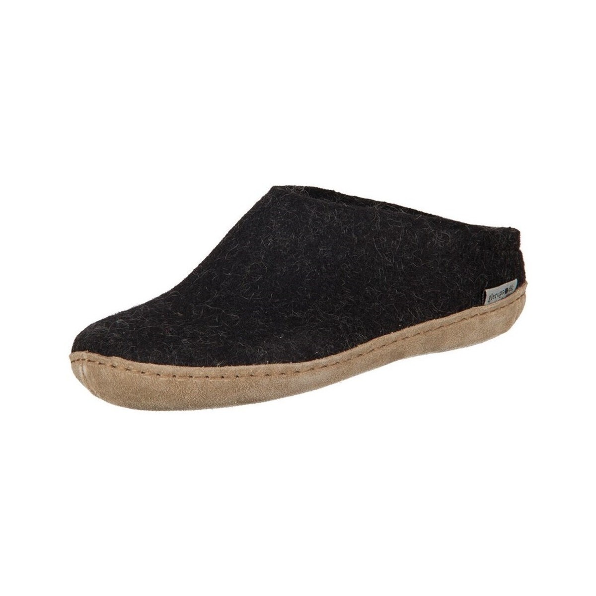 Glerups  DK Charcoal Lammwollfilz  Černá