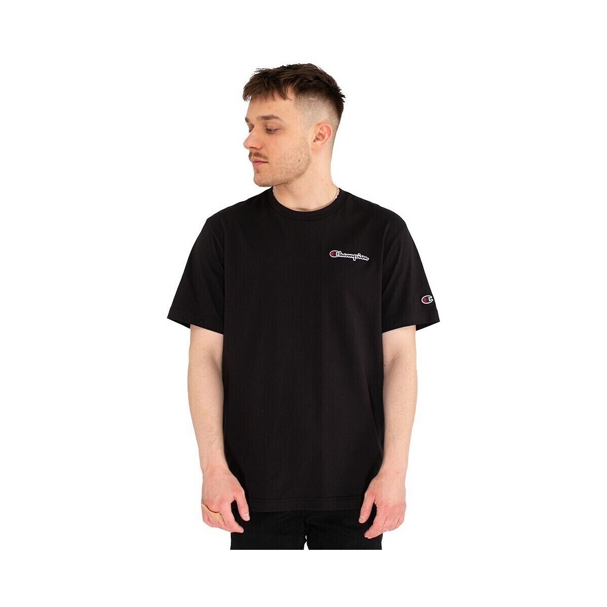 Champion  Crewneck Tshirt  Černá