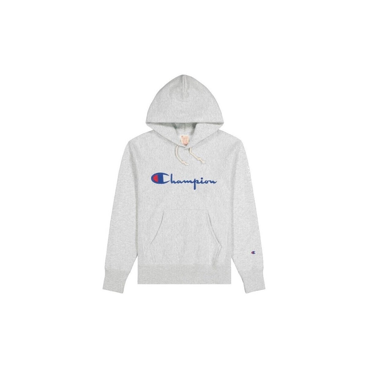Champion  Reverse Weave Script Logo Hooded  Šedá