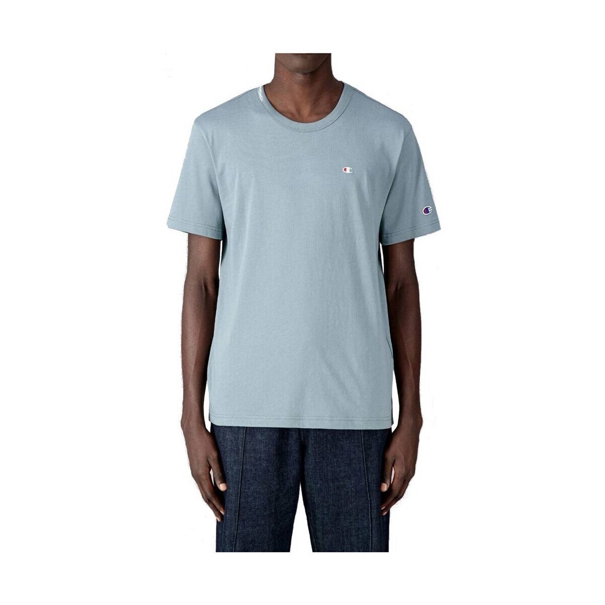 Champion  Basic C Logo Crewneck  Modrá