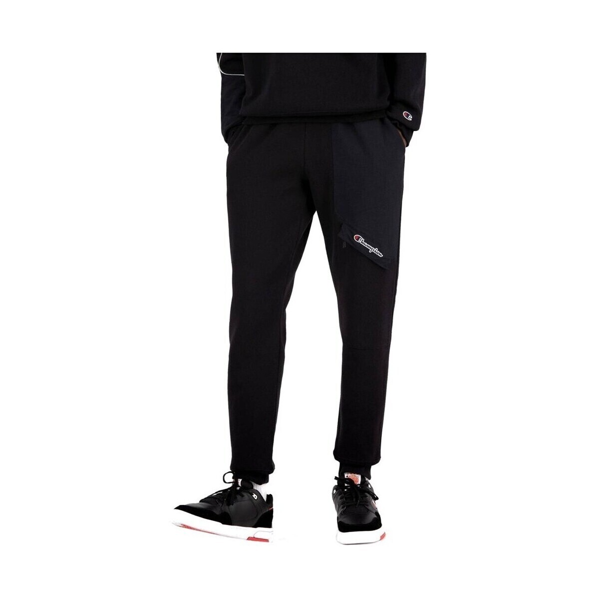 Champion  Patchwork Reverse Weave  Černá