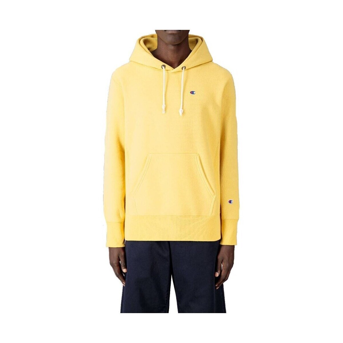 Champion  Reverse Weave C Logo Hoodie  Žlutá