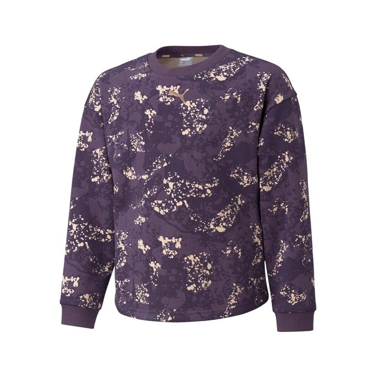 Puma  Alpha Aop Crew FL  Fialová