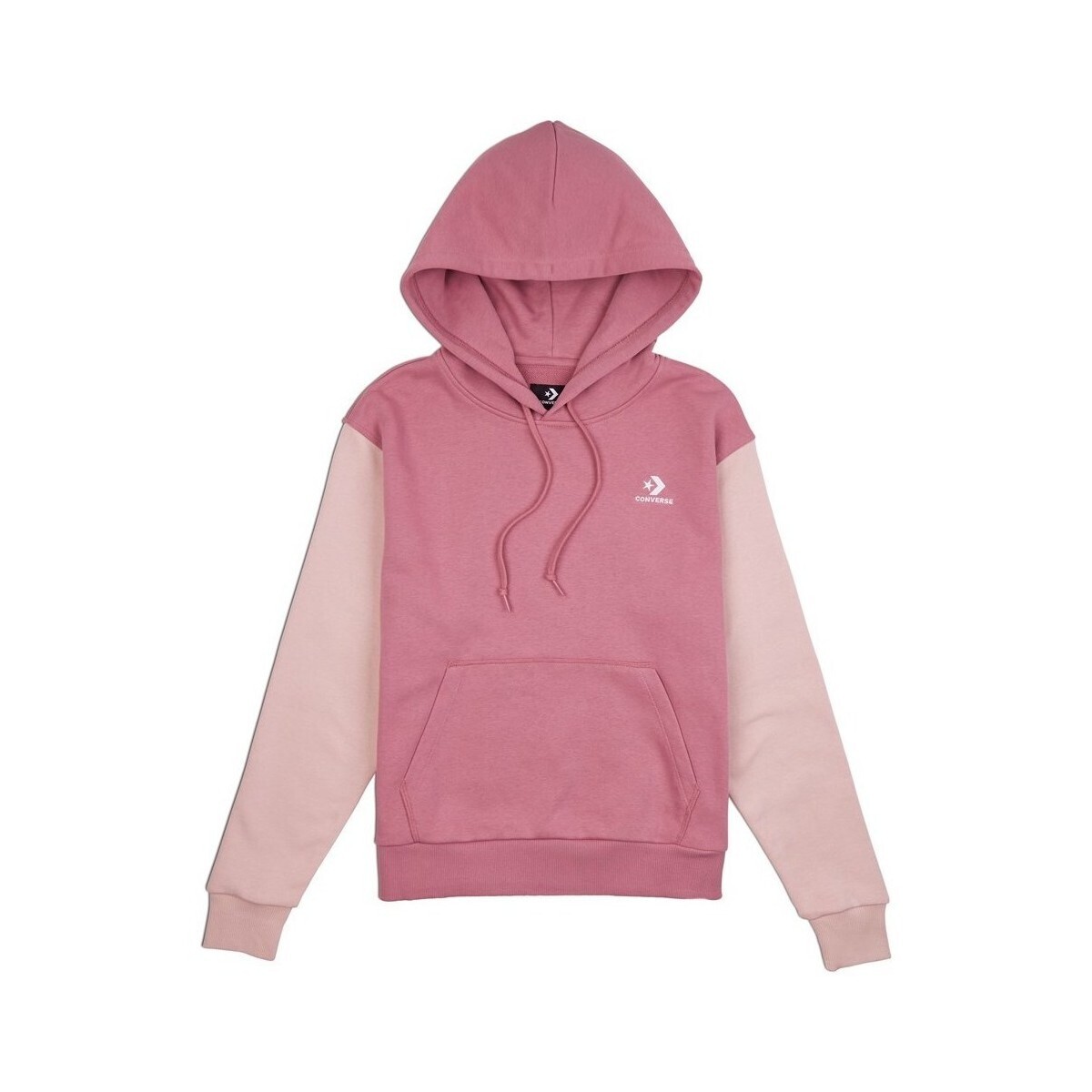 Converse  Colorblocked French Terry Hoodie  Růžová