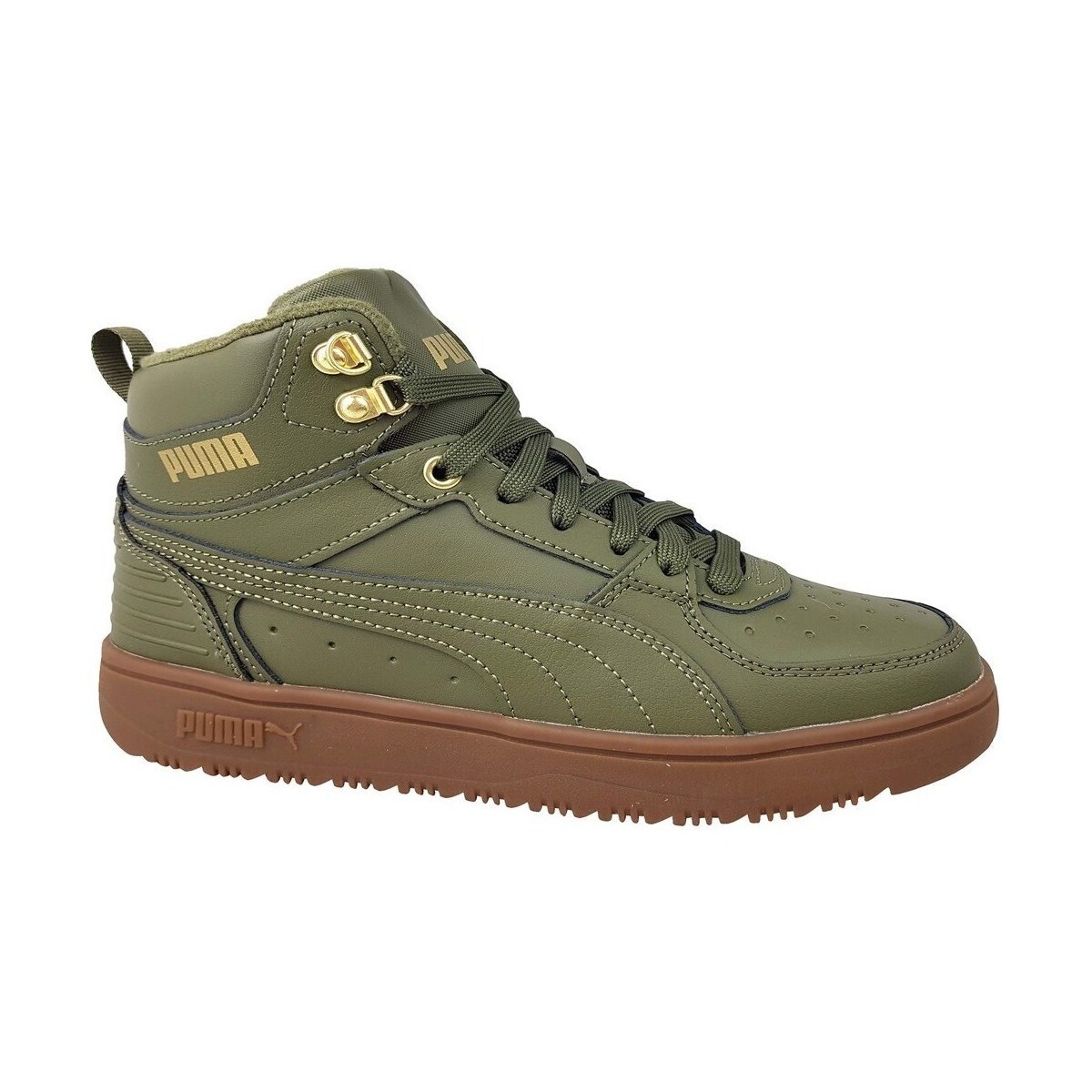 Puma  Rebound Rugged JR  Zelená