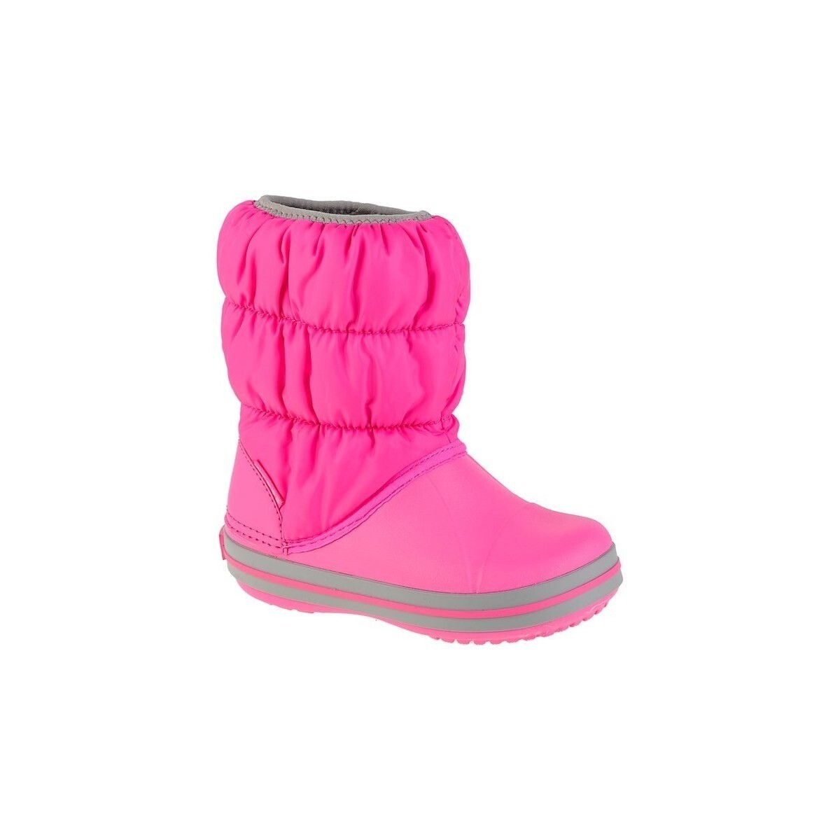 Crocs  Winter Puff Boot JR  Růžová