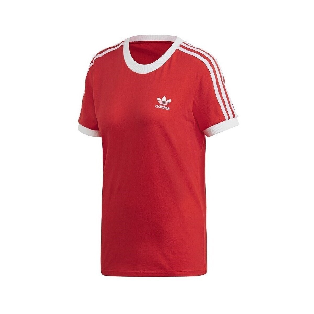 adidas  3 Stripes Tee  Červená