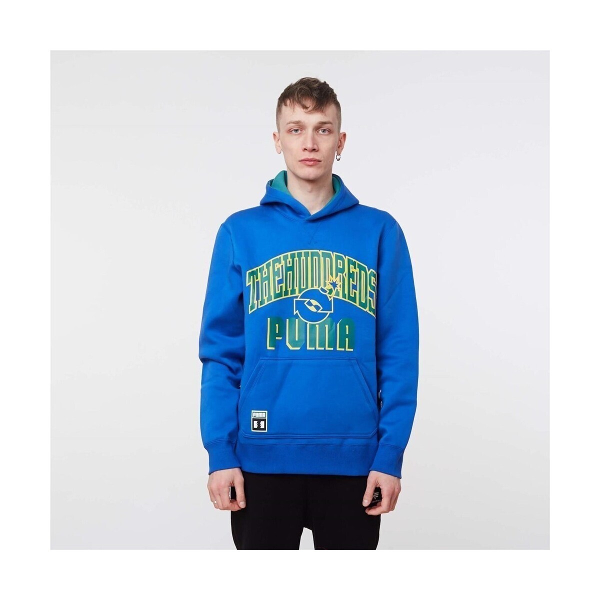 Puma  X The Hundreds Hoodie  Modrá