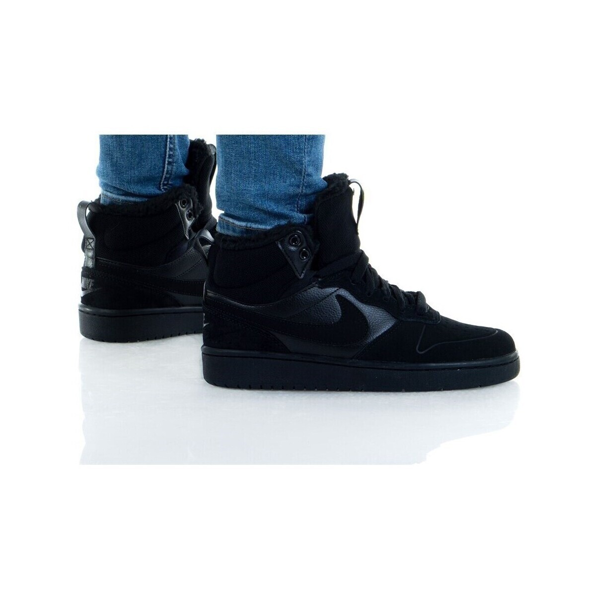 Nike  Court Borough Mid 2  Černá