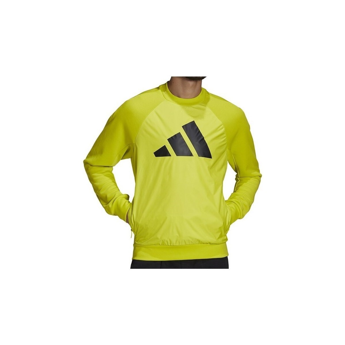 adidas  Sportswear Fabric Block Sweatshirt  Žlutá