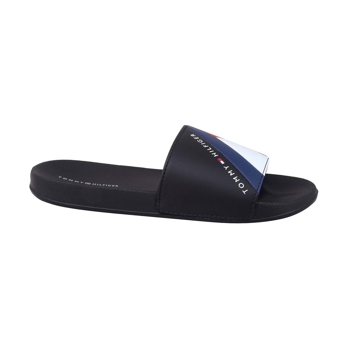 Tommy Hilfiger  Flag Pool Slide  Černá