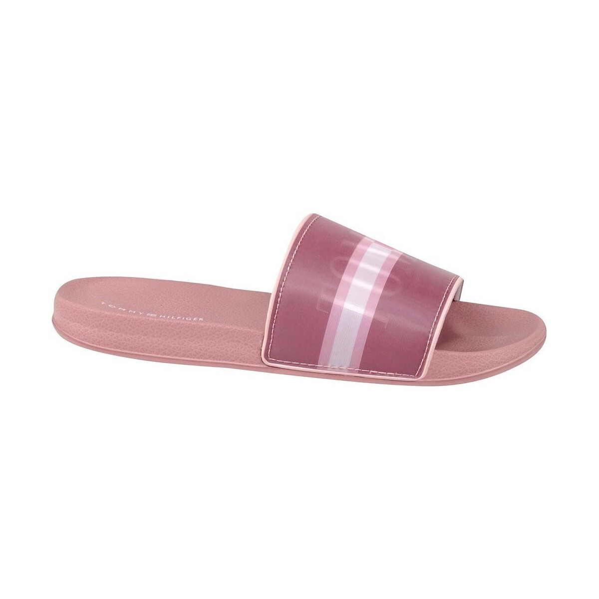 Tommy Hilfiger  Holographic Pool Slide  Růžová