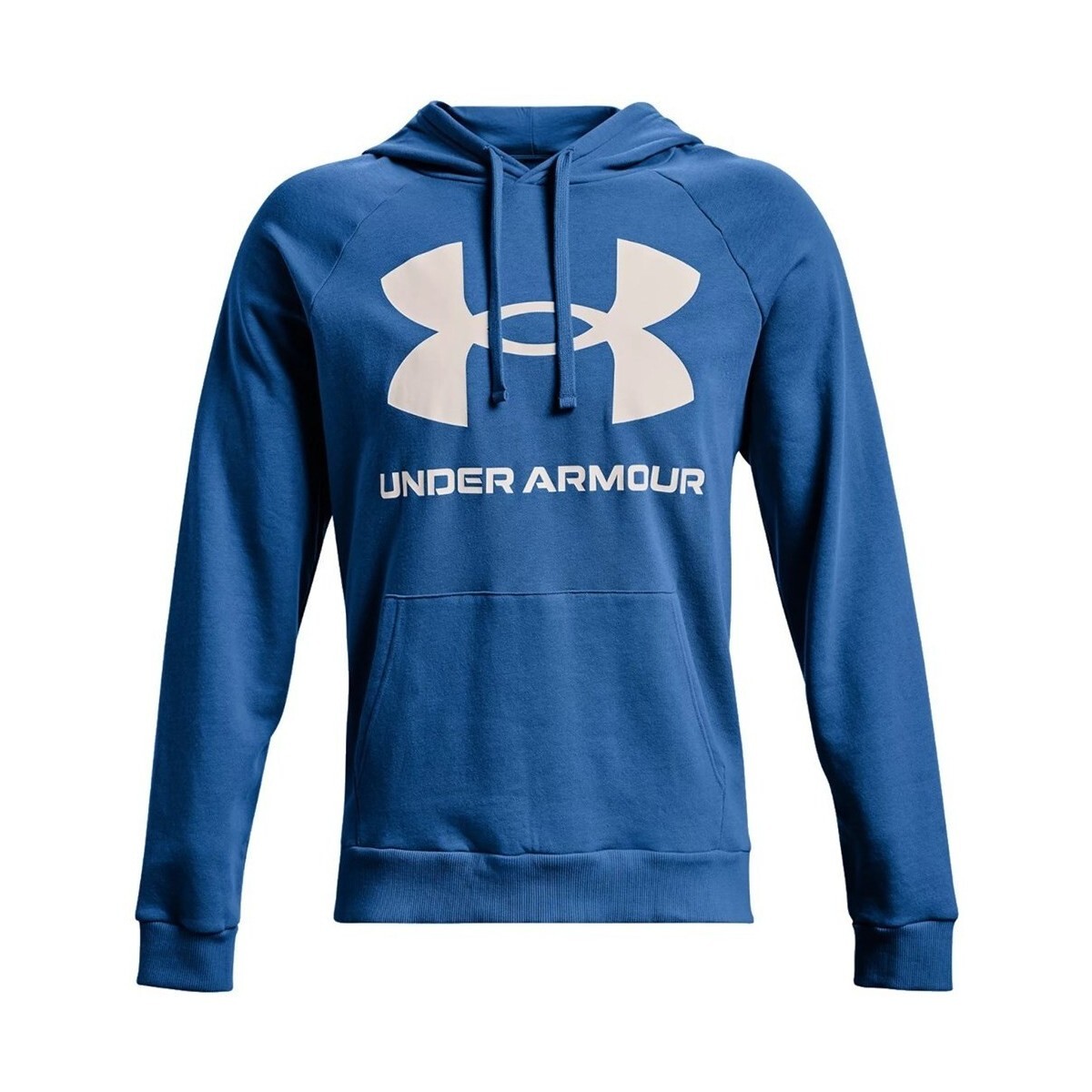 Under Armour  Rival Fleece Big Logo Hoodie  Modrá