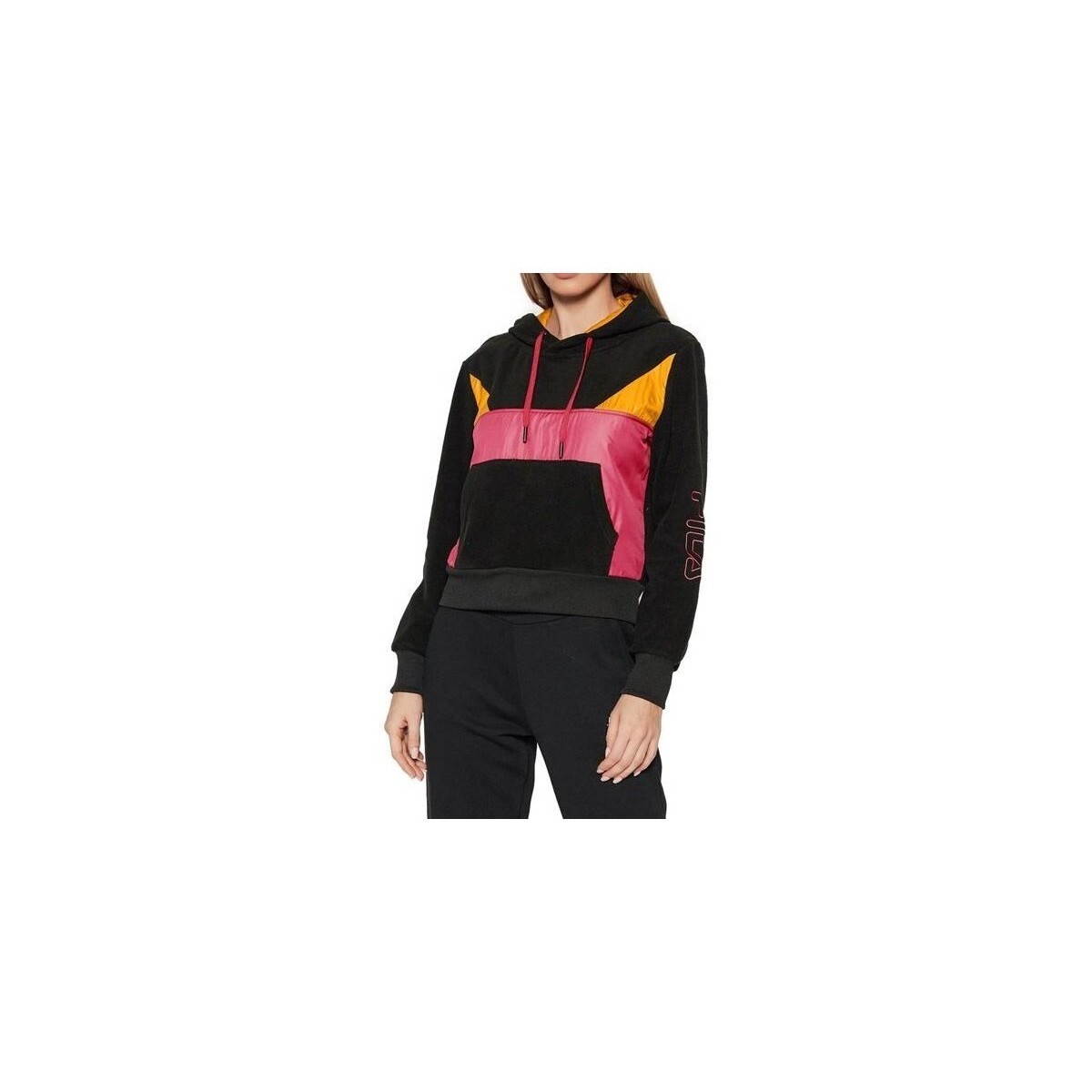 Fila  Pippa Cropped Hoody W  Černá