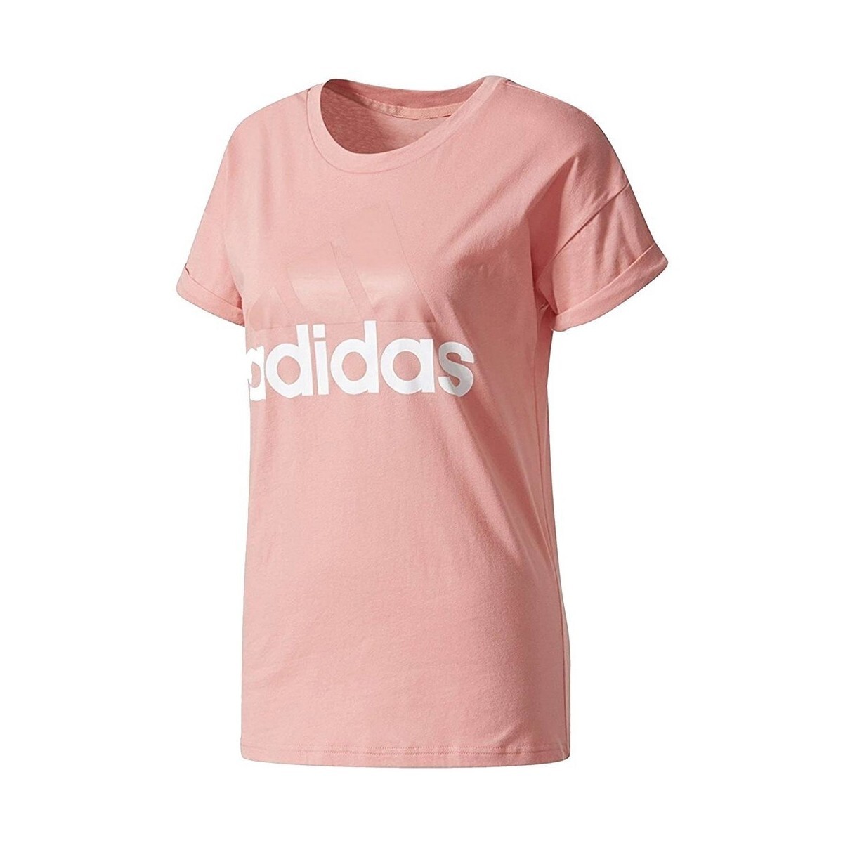 adidas  Ess Linear Tee  Růžová