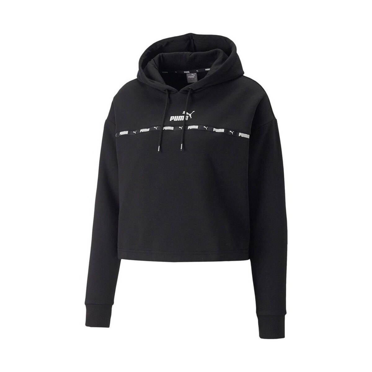 Puma  Power Tape Hoodie FL  Černá