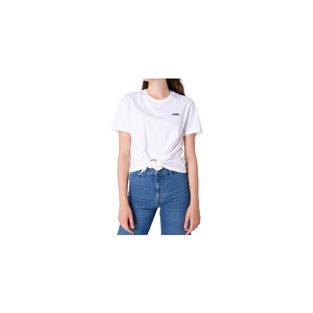 Vans  WM Junior V Knot Tee  Bílá