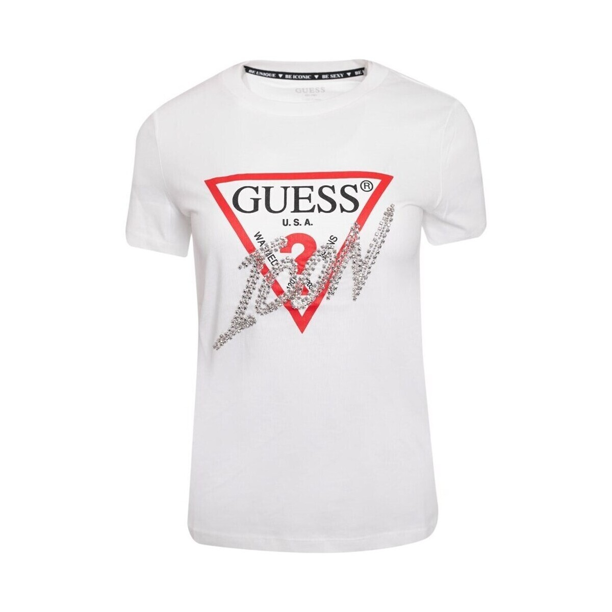 Guess  CN Icon Tee  Bílá