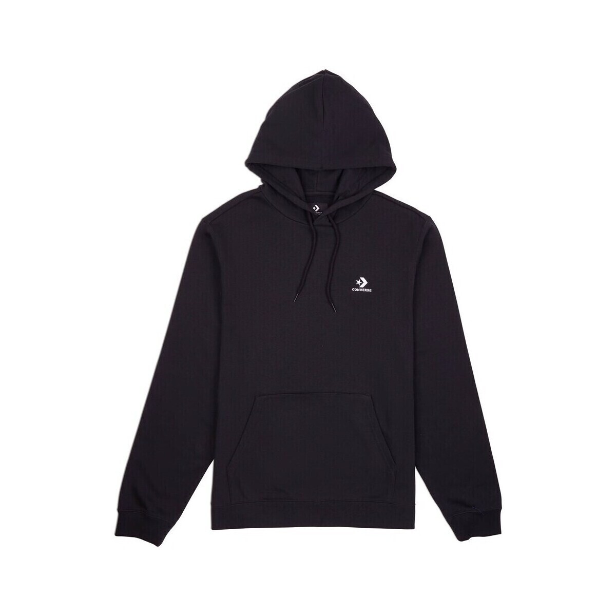 Converse  Goto Embroidered Star Chevron French Terry Hoodie  Černá