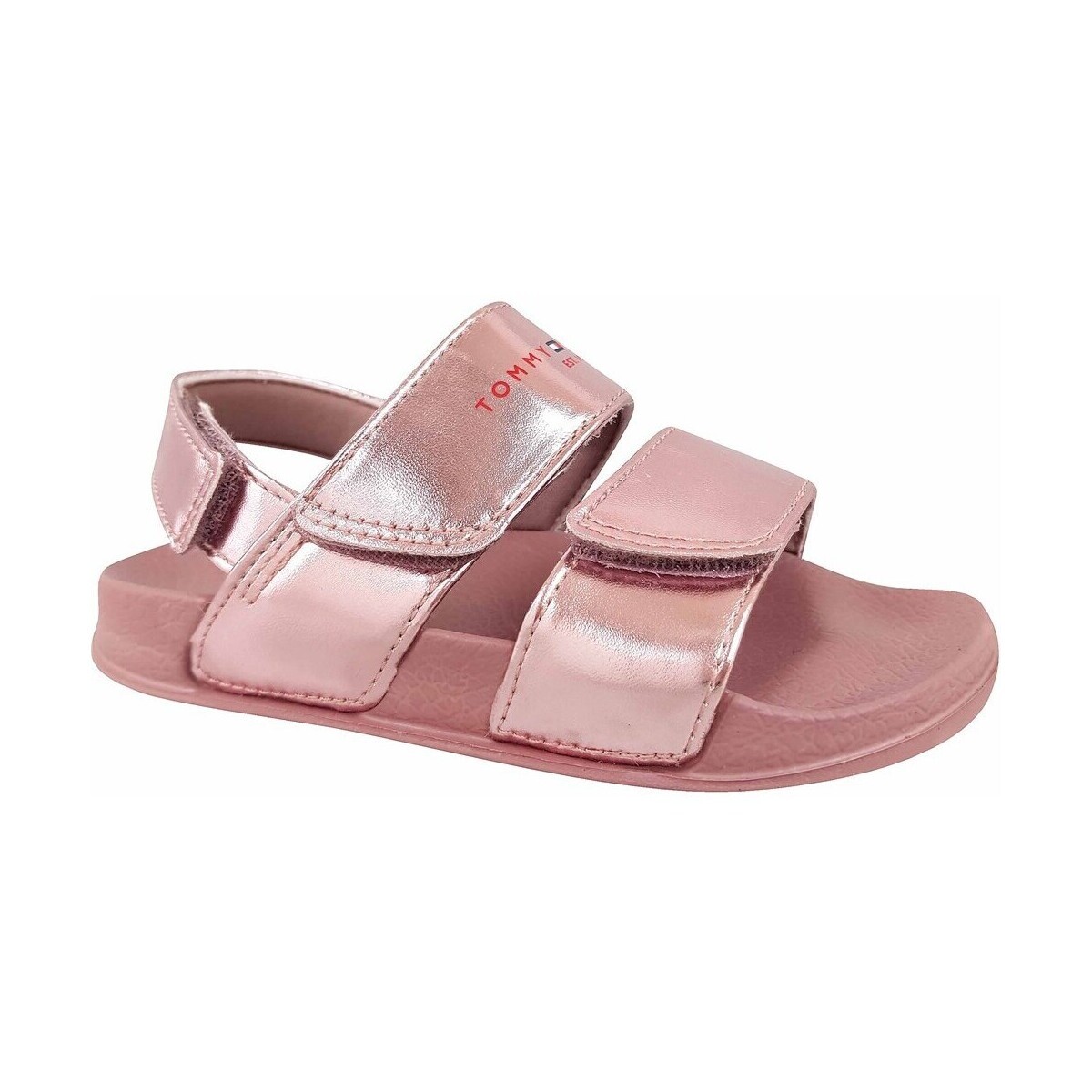 Tommy Hilfiger  Logo Velcro Sandal  Růžová