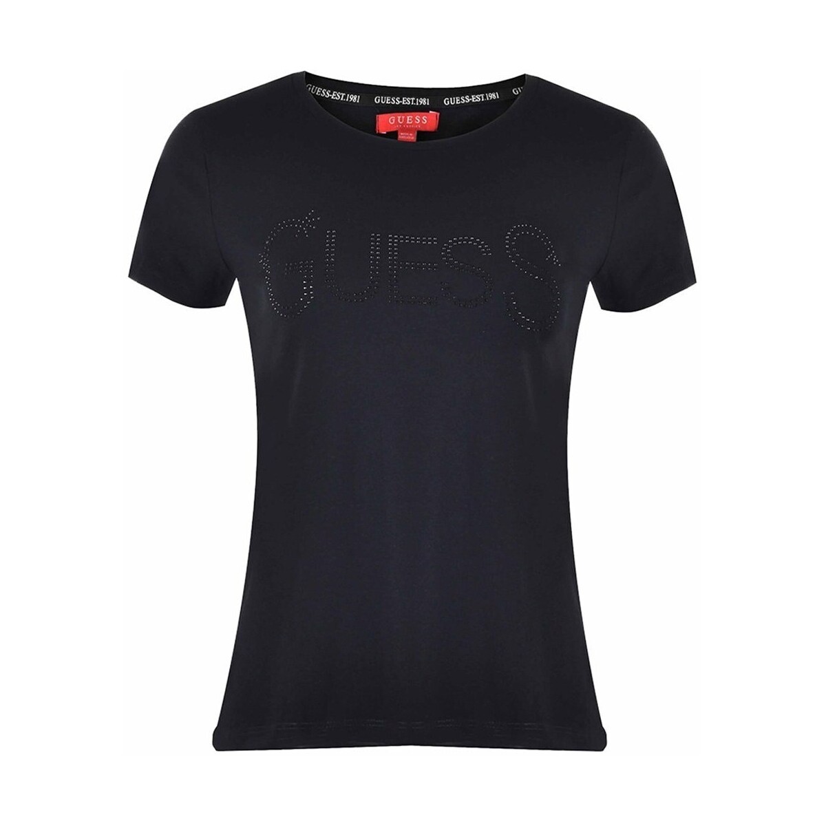 Guess  Slim Fit Logo  Černá