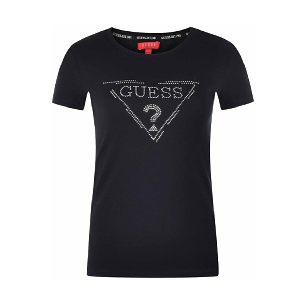 Guess  Logo Tee  Černá