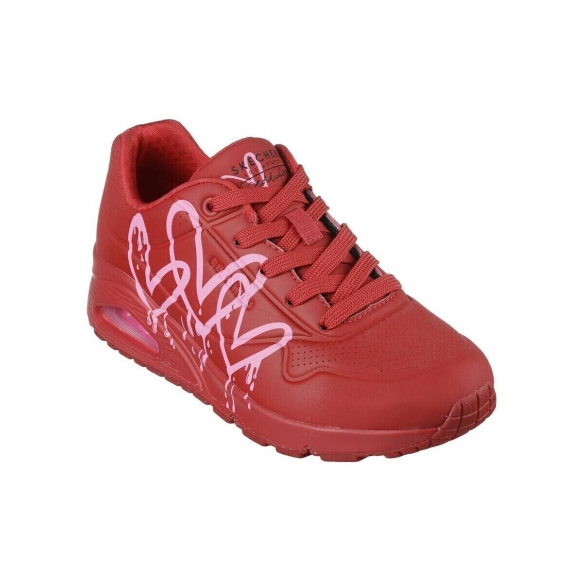 Skechers  Uno Dripping In Love  Červená