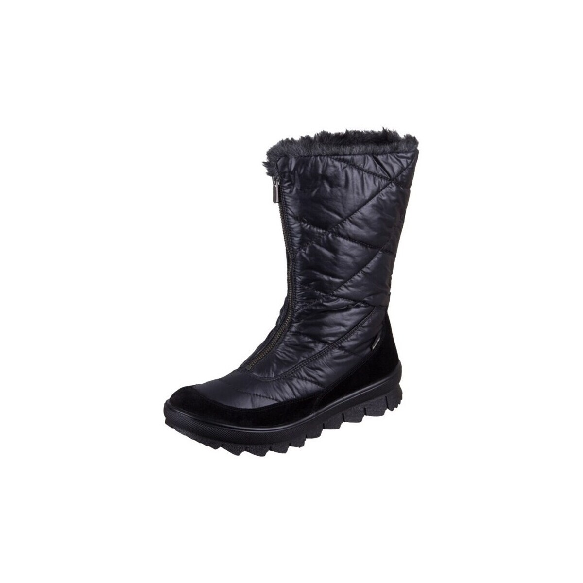 Legero  Novara Schwarz Velours Textil Gtx  Černá