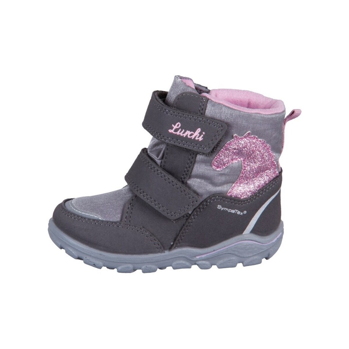 Lurchi  Kalea Grey Pink Textil  ruznobarevne