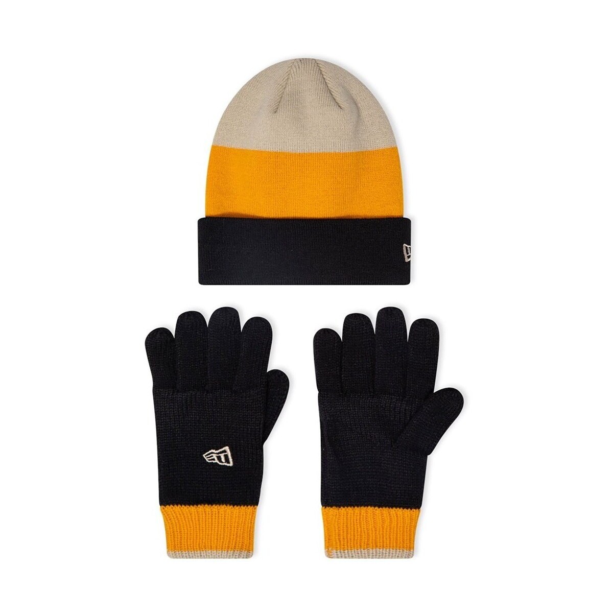 New-Era  Yth Stripe Beanie Gloves Us Youth  ruznobarevne
