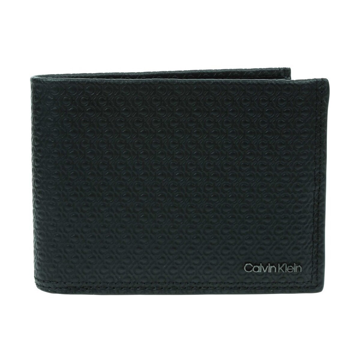 Calvin Klein Jeans  Minimalism Trifold 10cc W coin  Černá