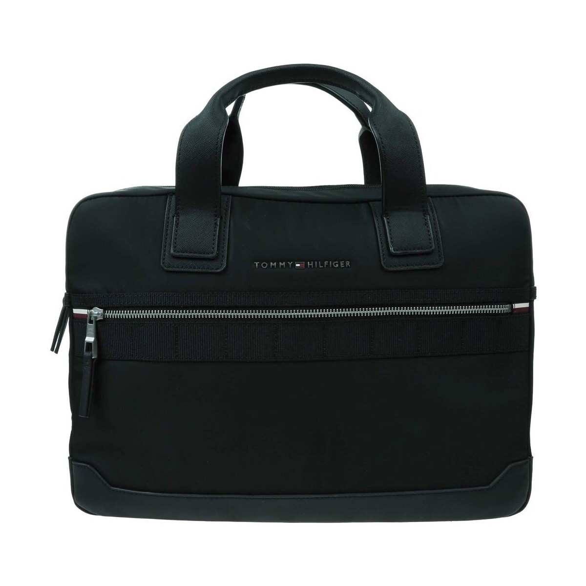 Tommy Hilfiger  Th Elevated Nylon Computer Bag  Černá