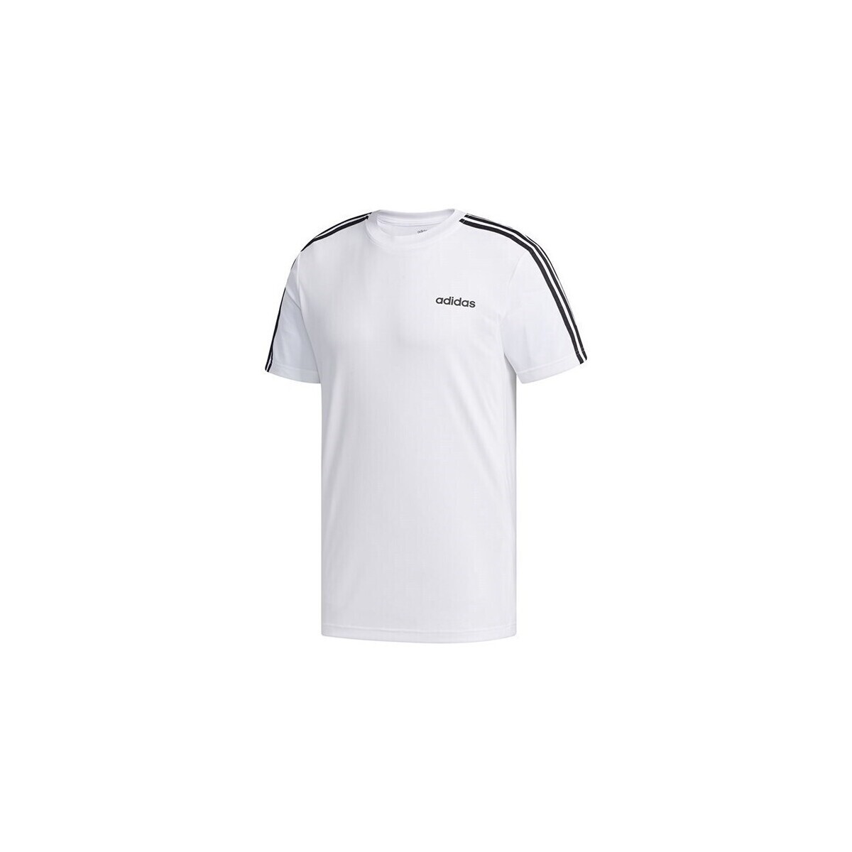 adidas  D2M 3STRIPES Tee  Bílá