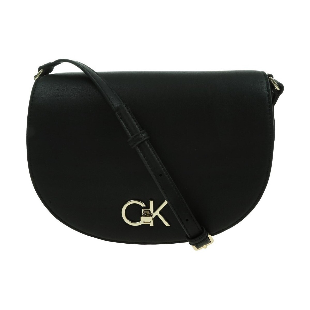 Calvin Klein Jeans  Relock Saddle Bag  Černá