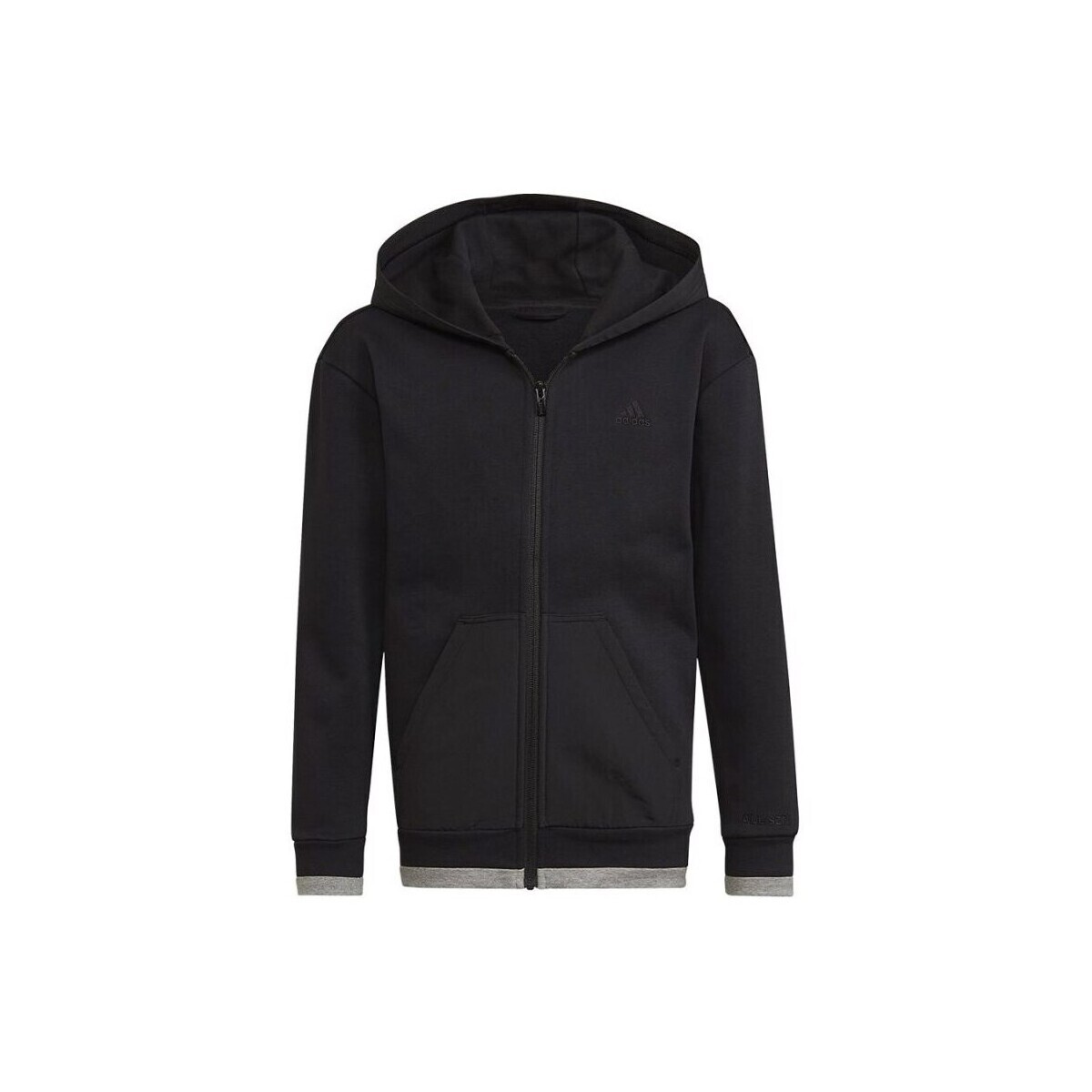 adidas  Fleece Fullzip Hoody JR  Černá