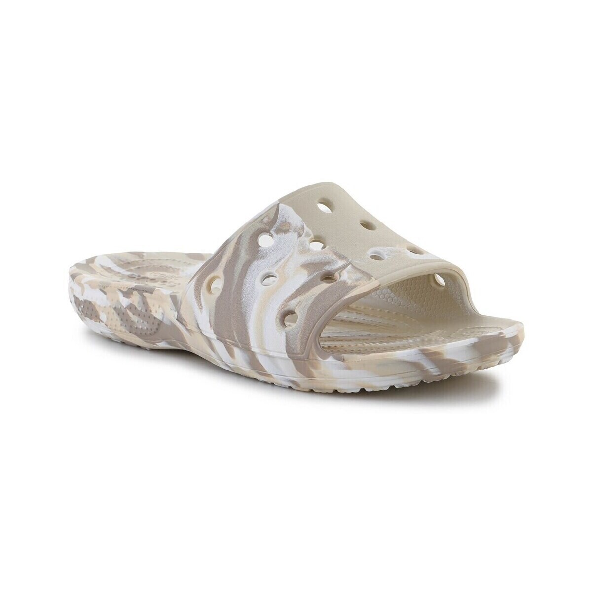 Crocs  Classic Marbled Slide  Béžová