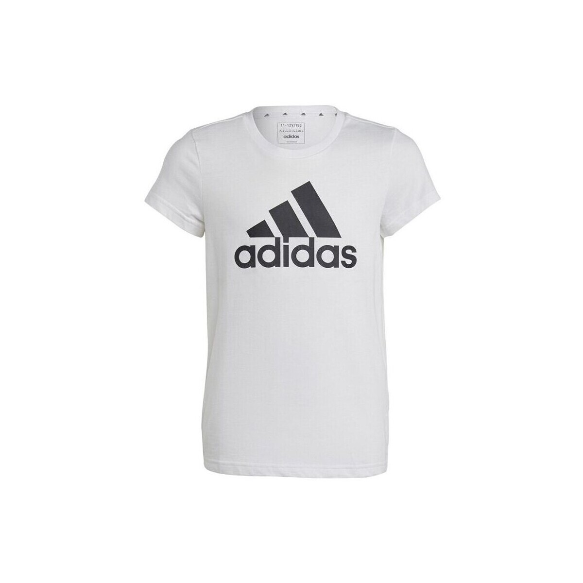 adidas  Big Logo Tee Jr  Bílá