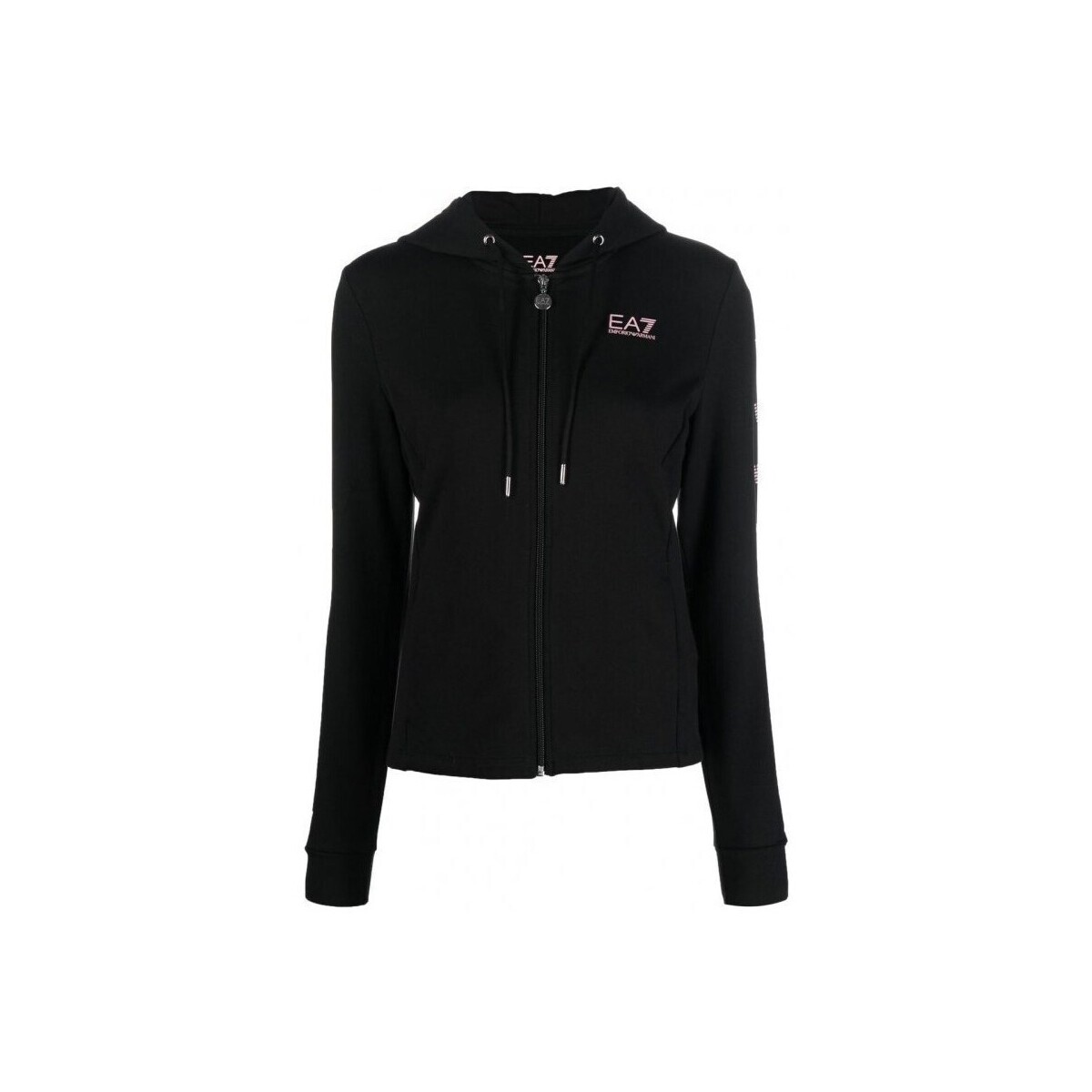 Emporio Armani  Emporio Ea7 Sportowa Damska Bluza Gold  Černá