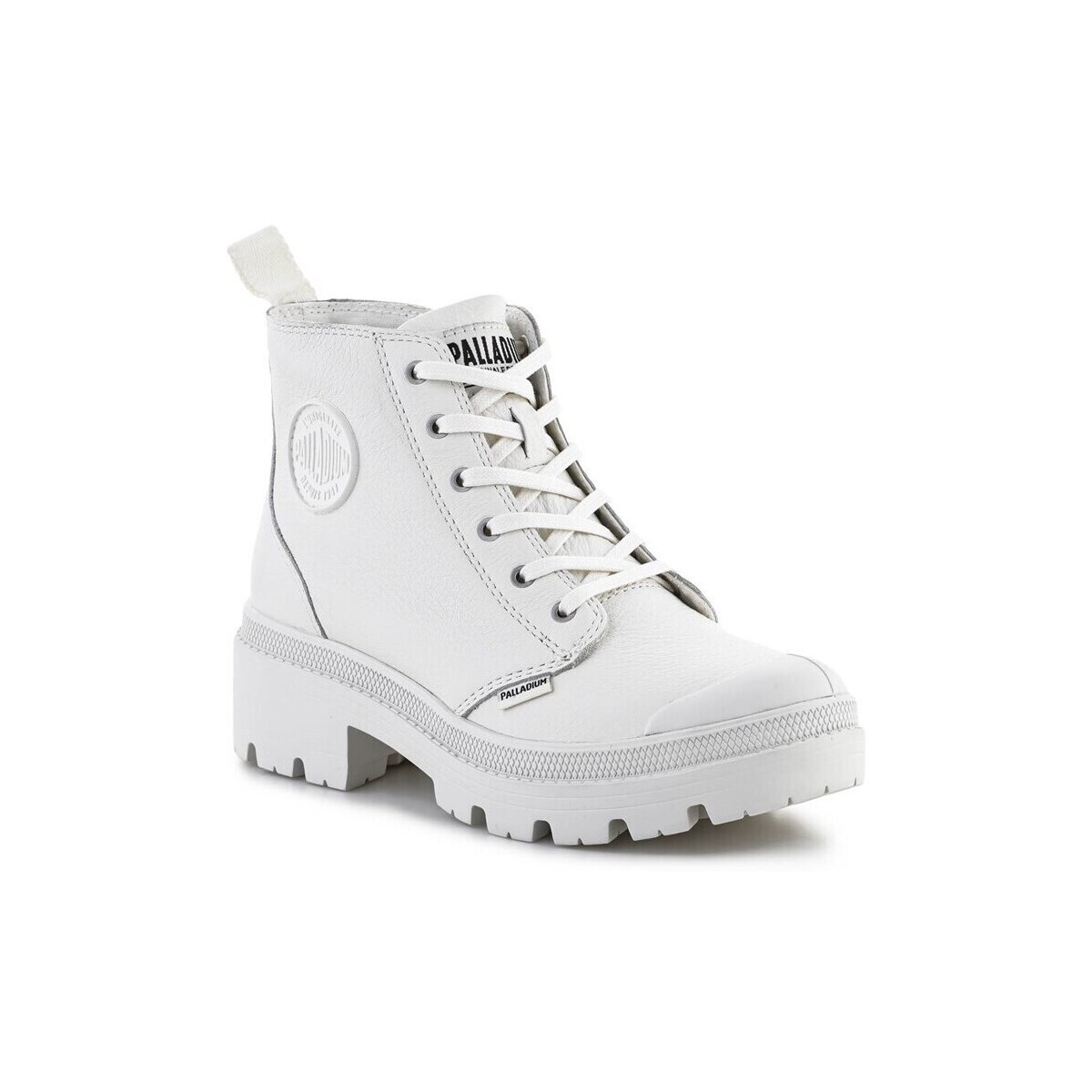 Palladium  Pallabase Leather White black M  Bílá